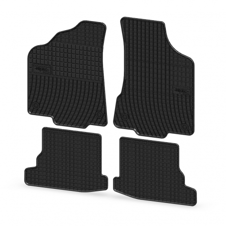 Accesorii auto - Set covorase auto din cauciuc Volkswagen Polo 6N2 1999-2001, presuri FROGUM, negre, 4 buc.