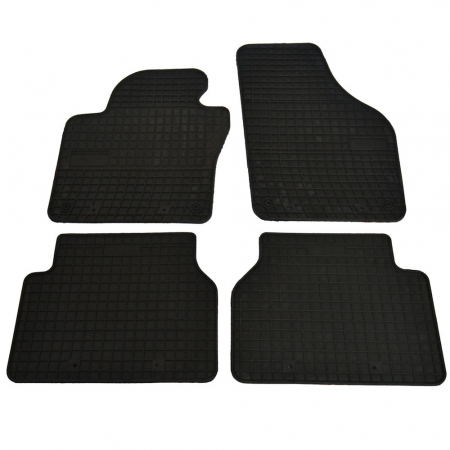 Covorase auto - Set covorase auto din cauciuc Volkswagen Tiguan 2007-2016, presuri FROGUM, negre, 4 buc.