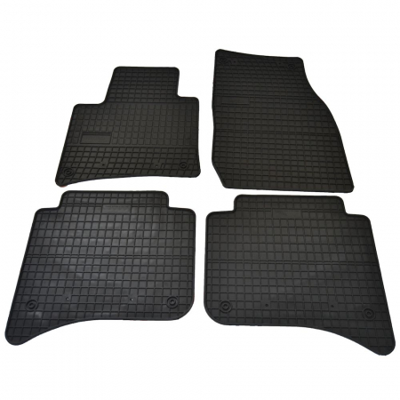 Accesorii auto - Set covorase auto din cauciuc Volkswagen Touareg 2 2010-2018 Porsche Cayenne 2 2010-2017, presuri FROGUM, negre, 4 buc.