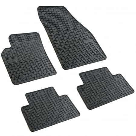 Accesorii auto - Set covorase auto din cauciuc Volvo S40 2 2004-2012 V50 2004-2012 C30 2006-2012, presuri FROGUM, negre, 4 buc.