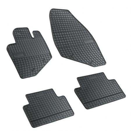 Covorase auto - Set covorase auto din cauciuc Volvo S60 2000-2009 S80 1998-2006 V70 2000-2006, presuri FROGUM, negre, 4 buc.