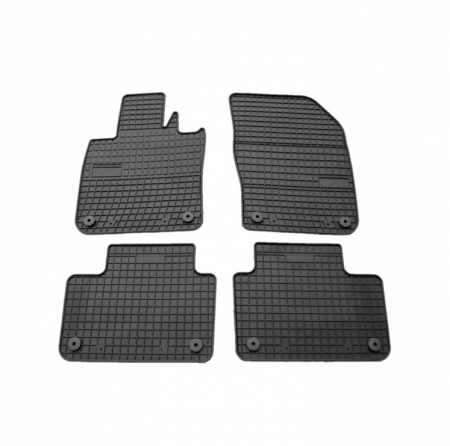 Accesorii auto - Set covorase auto din cauciuc  Volvo V60 2 2018-  prezent, presuri FROGUM, Negru