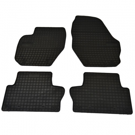 Covorase auto - Set covorase auto din cauciuc Volvo XC60 2008-2017, presuri FROGUM, negre, 4 buc.
