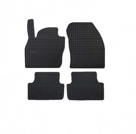 Accesorii auto - Set covorase auto din cauciuc  Vw T-Cross 2018-  prezent, presuri FROGUM, Negru
