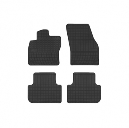 Covorase auto - Set covorase auto din cauciuc  Vw Tiguan 2 2016-  prezent, presuri FROGUM, Negru