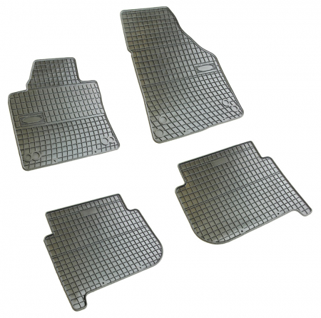 Accesorii auto - Set covorase auto din cauciuc Vw Touran 1 2003-2010, presuri FROGUM, negre, 4 buc.