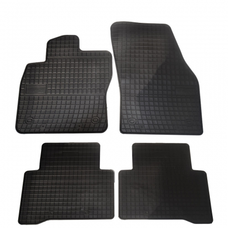 Accesorii auto - Set covorase auto din cauciuc Vw Touran 2015-, presuri FROGUM, negre, 4 buc