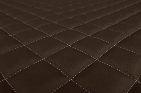 Set covorase compatibile cu Renault T cu podea inalta (01.2014-2021), piele sintetica - Maro [3]