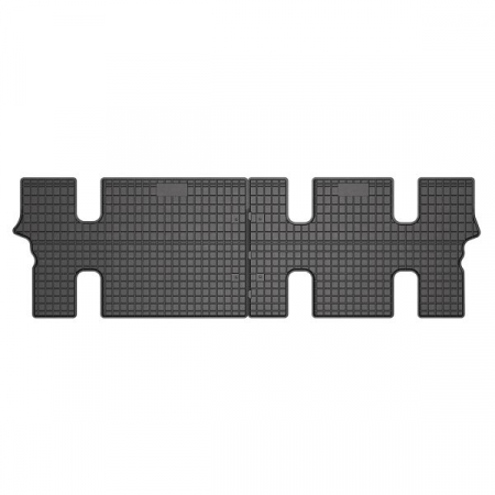 Covorase auto - Set covorase cauciuc, 2 Buc , 3 rand Spate, Negru, Pentru: Citroen Jumper I, Jumper Ii; Peugeot Expert, Expert Tepee 2000-, Bus   Delivery Van