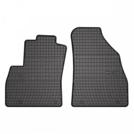 Covorase auto - Set covorase cauciuc, 2 Buc , Fata, Negru, Pentru: Citroen Nemo, Nemo Minivan; Fiat Fiorino Minivan; Peugeot Bipper, Bipper Tepee 2007-, Combi Van