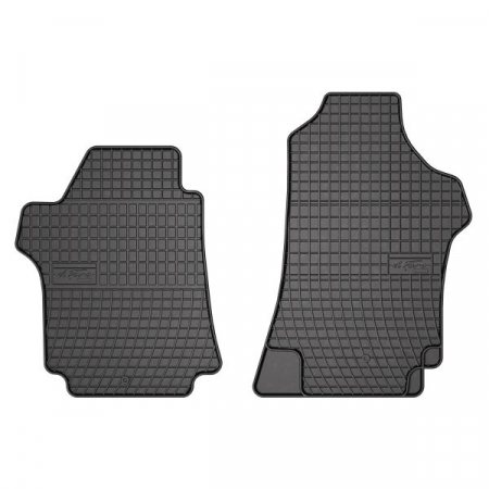 Accesorii auto - Set covorase cauciuc, 2 Buc , Fata, Negru, Pentru: Hyundai H-1 Cargo, H-1 Travel 2008-, Van