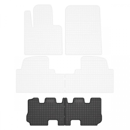 Covorase auto - Set covorase cauciuc, 2 Buc , Fata Spate, Pentru: Hyundai Santa Fe Iii; Kia Sorento Iii 2012-, Suv   Van