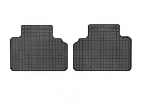 Covorase auto - Set covorase cauciuc, 2 Buc , Spate, Negru, Pentru: Ford Transit Custom V362 2012-, Bus, 2 rand Of Seats