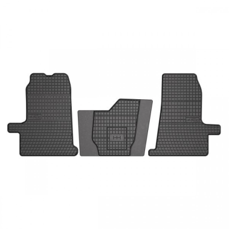 Accesorii auto - Set covorase cauciuc, 3 Buc , Fata, Negru, Pentru: Ford Tourneo Connect, Transit, Transit Connect, Transit Tourneo 2000-2014, Bus   Van