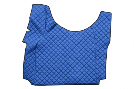 Set covorase compatibile cu Renault T cu podea inalta (01.2014-2021), piele sintetica - Albastru [2]