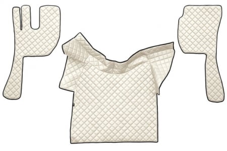 Accesorii camion - Set covorase compatibile cu Volvo FH 3 automat, Sampanie, (produs 01.2002-12.2012)