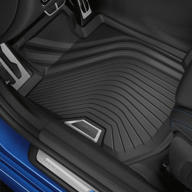 Accesorii auto - Set covorase fata   All-weather   - negru - Bmw Seria 2 G82, G87 M2; Seria 3 G20, G21; Seria 4 G22, G23, G26