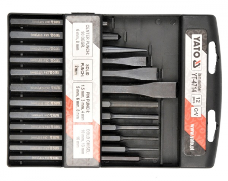 Scule si echipamente - Set Dalti De Impact 12 Buc