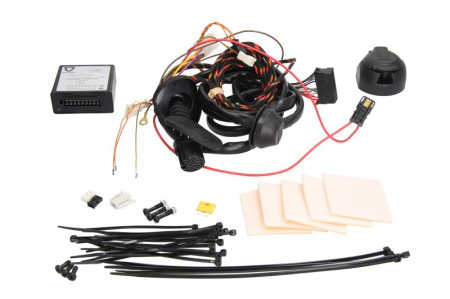 Accesorii auto - Set electric de sistem de remorcare (numar pini: 13) pentru: Seat Alhambra;Skoda Yeti; VW Golf Plus V, Jetta IV, Sharan, Tiguan, Touran 02.03-
