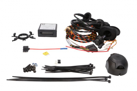 Accesorii auto - Set electric de sistem de remorcare (numar pini: 7) pentru: Audi A3; Seat Leon, Leon SC, Leon ST;Skoda Octavia III, Superb III; VW Golf VII, Passat B8, Touran 04.12-