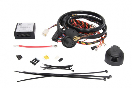 Accesorii remorcare - Set electric de sistem de remorcare pentru: Audi A1, A3, A4 B7, Q3; Seat Exeo, Exeo ST 05.03-10.19