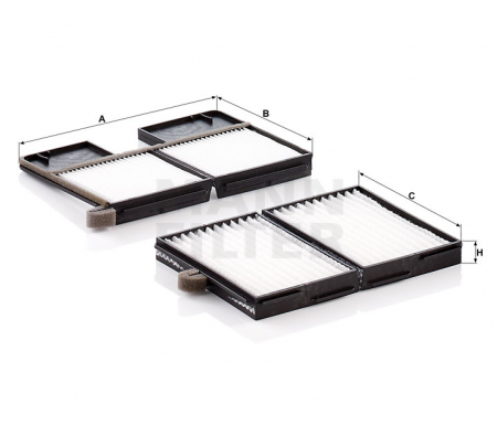 Set filtre habitaclu Mann-Filter CU 21 001-2 [1]