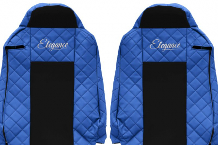 Set huse scaun compatibil cu Iveco Stralis HI WAY (01.2013-12.2016) si Stralis XP 2016+, Albastru [2]