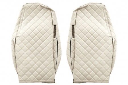 Set huse scaun compatibil cu Volvo FH 4 / FM 4 fabricatie 01.2013+, Crem [1]