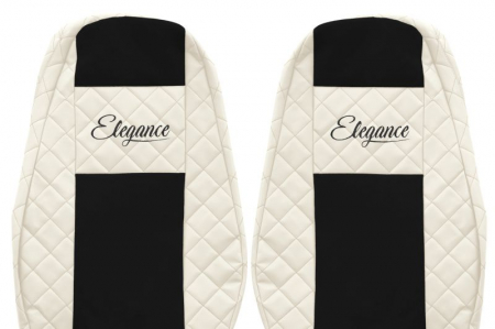 Set huse scaun compatibil cu Volvo FH 4 / FM 4 fabricatie 01.2013+, Crem [2]