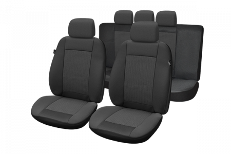 Accesorii auto - Set huse scaun Lux negru UMB3