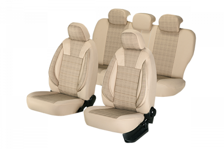Accesorii auto - Set Huse Scaun Luxury Bej
