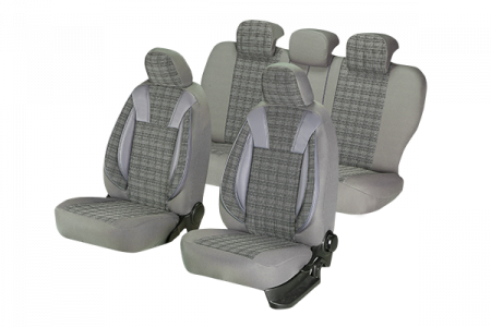 Accesorii auto - Set Huse Scaun Luxury Gri