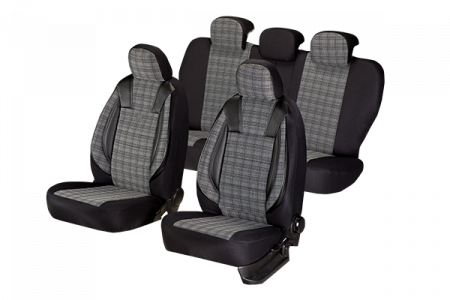 Accesorii auto - Set Huse Scaun Luxury Negru