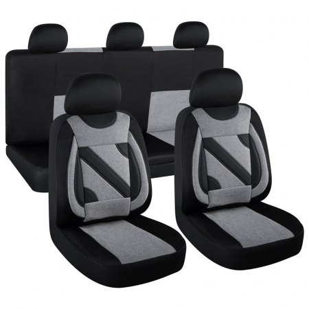Accesorii auto - Set Huse Scaun Nero Gri