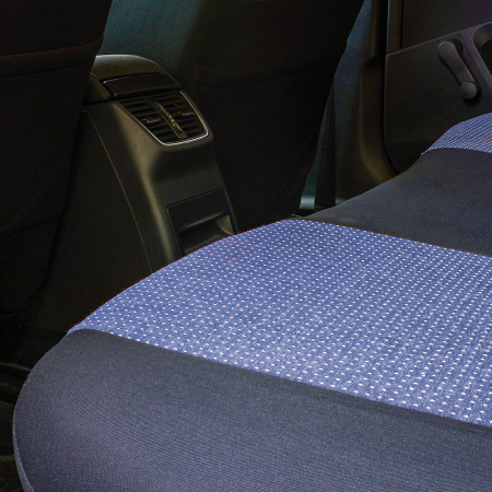 Set Huse Scaun Racing Albastru [5]