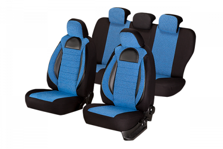 Accesorii auto - Set Huse Scaun Racing Albastru
