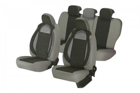 Set Huse Scaun Racing Gri [10]