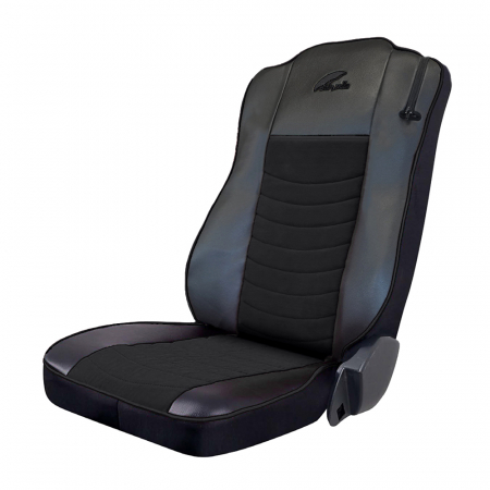 Set Huse Scaun Truck Umbrella Pentru Mercedes Actros 18-42 Euro 6Piele Ecologica Neagra + Velvet Negru (2016-) [1]