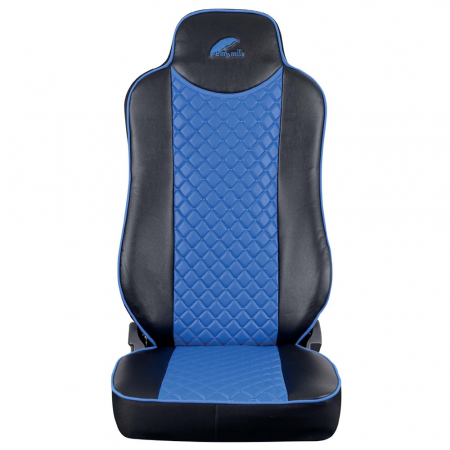 Set Huse Scaun Truck Umbrella Pentru Mercedes Actros Euro 5 1844 Mp2 Mp3 Mp4 Piele Ecologica Neagra [2]