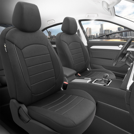 Set huse scaun Urban negru [4]