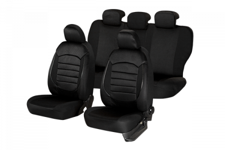 Set huse scaun Urban negru [14]