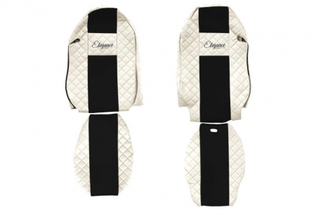 Husa scaun - Set huse scaune compatibil cu Mercedes Actros MP 3 (01.2007-12.2010), Crem