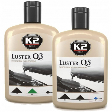Intretinere auto - Set K2 Pasta Polish Luster Q3 + Q5 200G L3200N + L5200