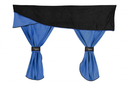 Perdele cabina sofer - Set Perdele compatibile cu Iveco, Scania, Volvo, Mercedes, Renault, Daf , Man, Ford - ALBASTRU