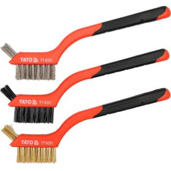 Truse si scule de mana - Set Perii Sarma, 3 Randuri, 180Mm