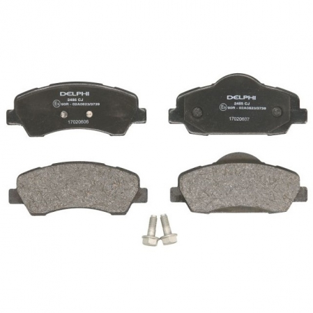 Piese auto - Set Placute Frana Fata Delphi Citroen C-Elysee 2012→ LP2485