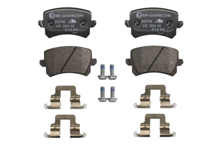 Piese auto - Set placute frana spate ATE  13.0460-2749.2 Audi, VW, Skoda, Seat