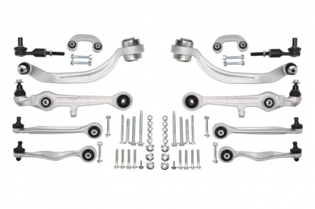 Piese auto - Set reparatie brate puntea fata  Delphi pentru AUDI A4 B5, A6 C5; SKODA SUPERB I; VW PASSAT B5, PASSAT B5.5 1.6-4.2 11.94-03.08