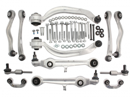 Piese auto - Set reparatie brate puntea fata Lemforder pentru AUDI A4 B5, A6 C5; SKODA SUPERB I; VW PASSAT B5, PASSAT B5.5 1.6-4.2 11.94-03.08