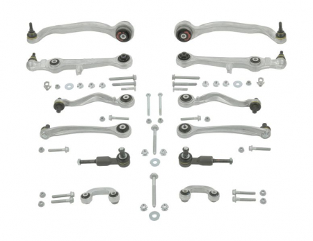 Piese auto - Set reparatie brate puntea fata MOOG pentru AUDI A4 B5, A6 C5; SKODA SUPERB I; VW PASSAT B5, PASSAT B5.5 1.6-4.2 11.94-03.08